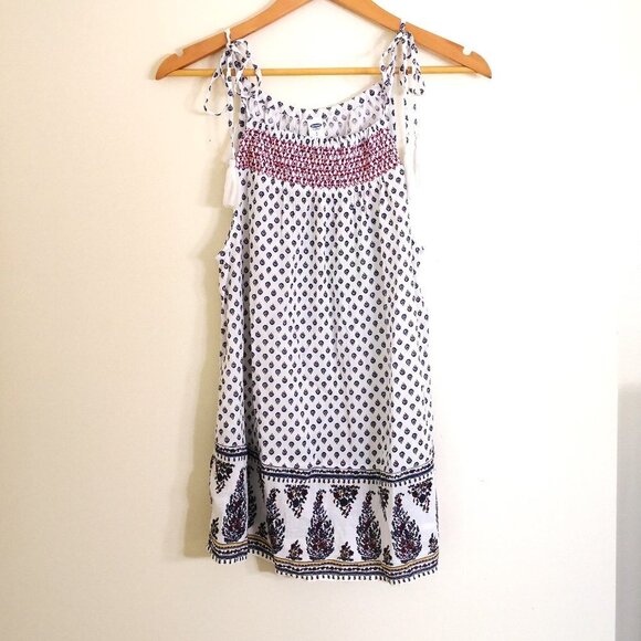 Lot of 2 New Old Navy Cotton Gingham Off The Shoulder/Boho Shoulder Tie Tops - Picture 5 of 9